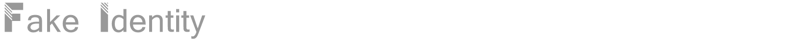 Fake Identity font preview